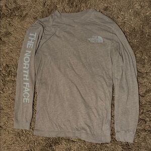 The North Face Gray Long Sleeve Tee